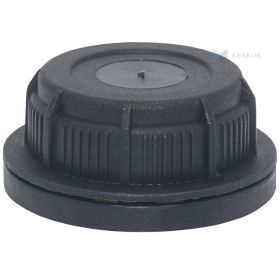 Melns safety cap with EPE coating for HD canister and bottle diameter 38mm