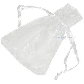 Balts organza maiss ar lentīti 7x9cm, 10gb./iepakojumā