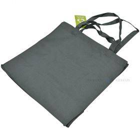 Grey textile bag with double handles rPET 40x20x40cm