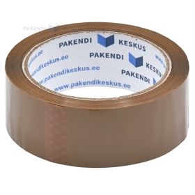 Pakošanas līmlente brūna akrila 36mm platumā, 66m/rullī