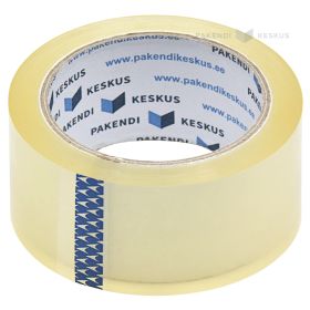 Transparent packaging tape Low Noise 48mm wide acrylic, 66m/roll
