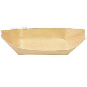 Деревьянный поднос в форме лодки 185x100mm, в упаковке 25шт