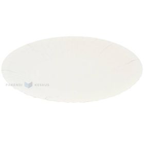 Unlaminated white paper plate diameter 15cm, 100pcs/pack