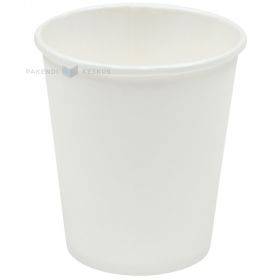 Papīra krūze balta 250ml, 100gb/iepakojumā