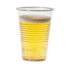 Caurspīdīga plastmasas glāze 200ml PP, 100gb/iepakojumā