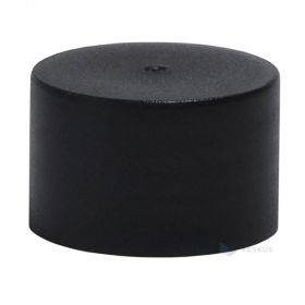 Matēti melns korķis plastmasas pudelei diam. 24mm