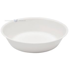 Reusable white plastic soup bowl 17,8cm PP 125x machine washable