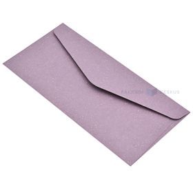 Teksturētas virsmas gaiši violetas pārstrādāta papīra aploksnes 22x11cm, 10gb./iepakojumā