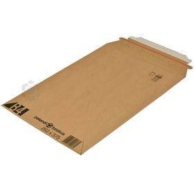 Gofrēta kartona aploksne brūna 25,8,2x37,5cm A4