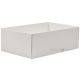 Champagne white carton box  bottom 340x220x115mm XL