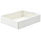 White bottom for slider box 110x80x25mm
