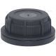 Melns safety cap with EPE coating for HD canister and bottle diameter 38mm