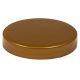 Matte golden lid for plastic jar diameter 70mm