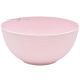 Reusable light pink plastic salad bowl 2000ml 20cm PP 125x machine washable