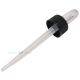 Black pipette dropper for 30ml glass bottle with diameter 18mm