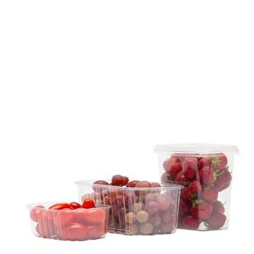 BOXES FOR SALADS AND BERRIES, PLATTERS